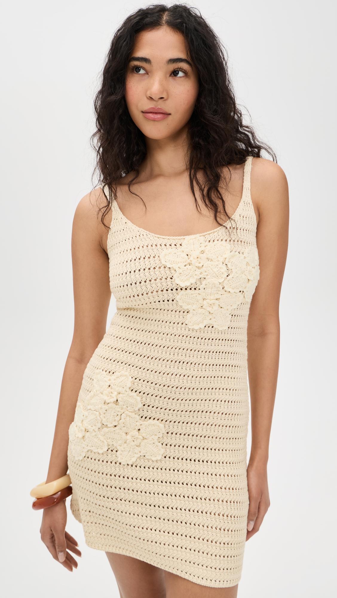 Crochet Mini Dress by ANOTHER GIRL