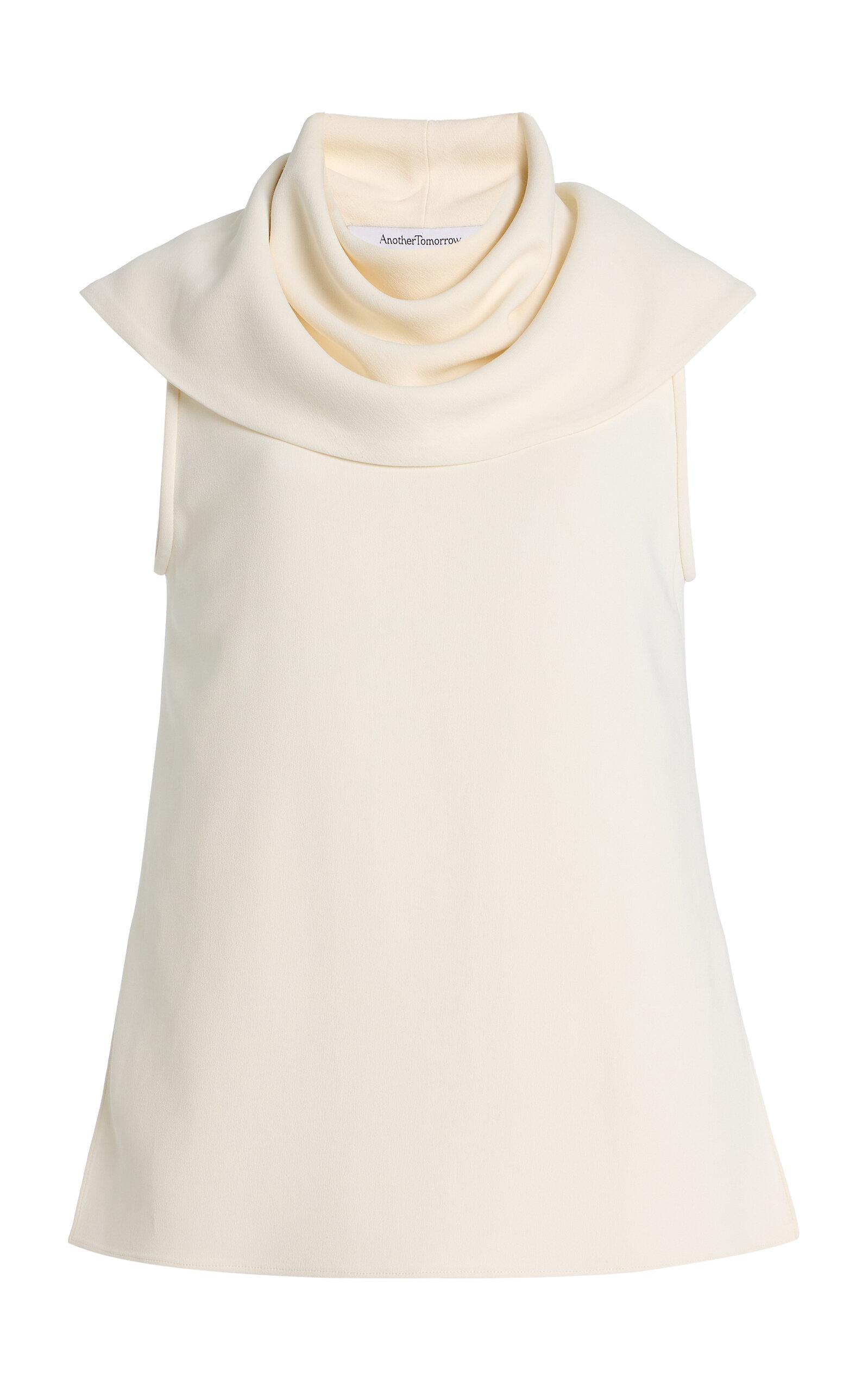Another Tomorrow Draped Crepe Top - Moda Operandi by ANOTHER TOMORROW