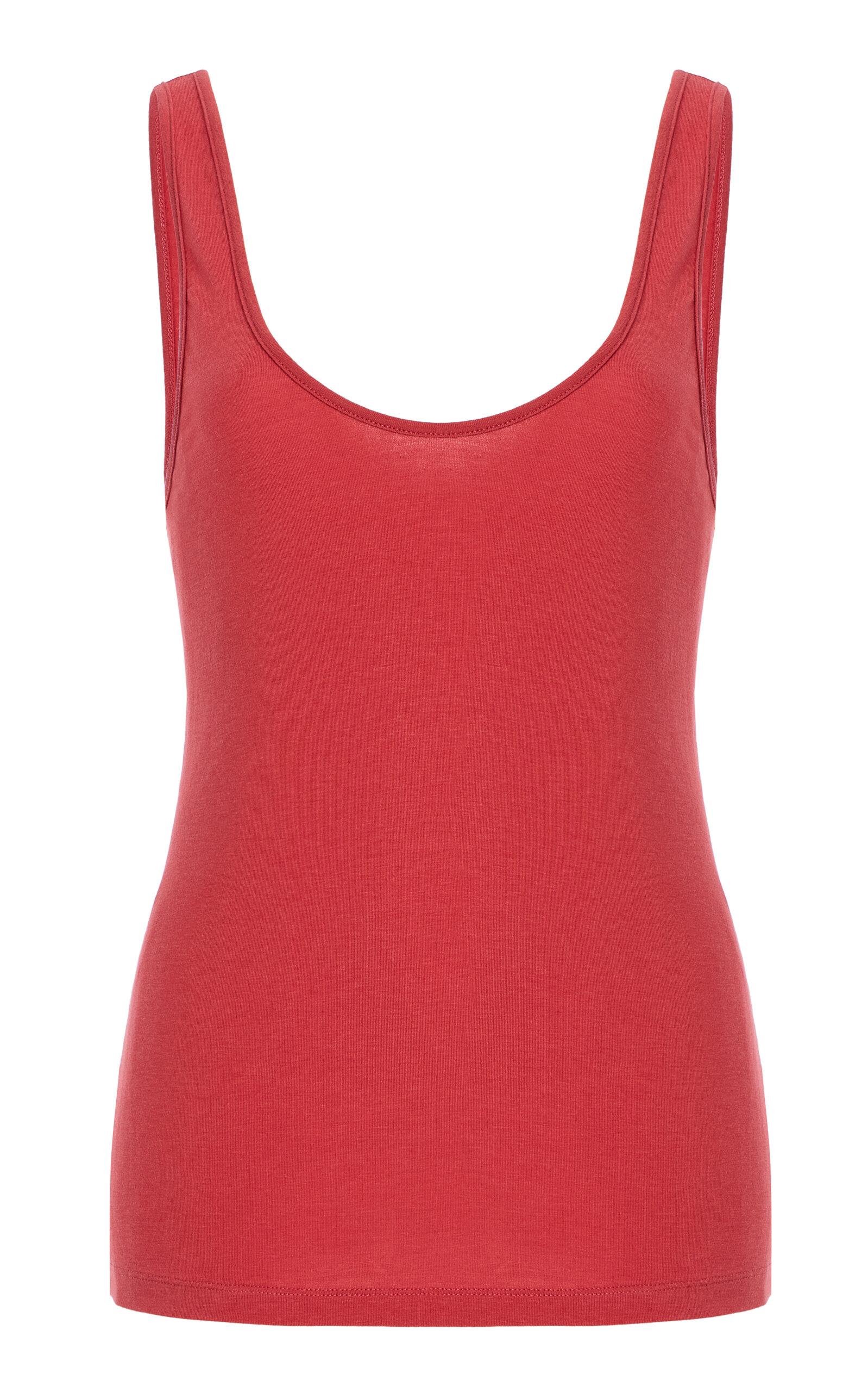 Another Tomorrowlim Cotton-Blend Tank Top - Moda Operandi by ANOTHER TOMORROW