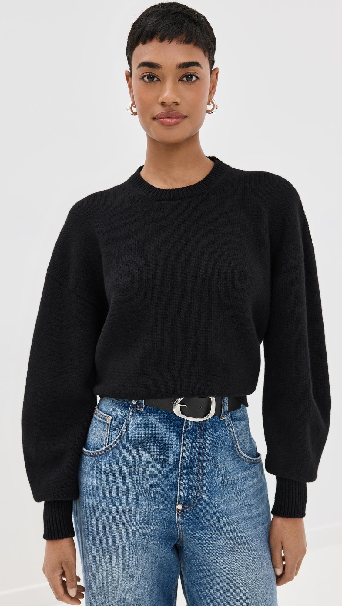 Cashmere Knit Sweatshirt by ANOTHER TOMORROW