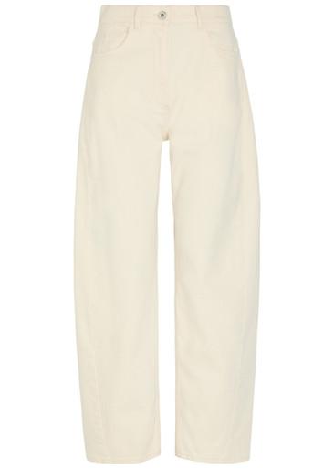 Curved barrel-leg jeans by ANOTHER TOMORROW