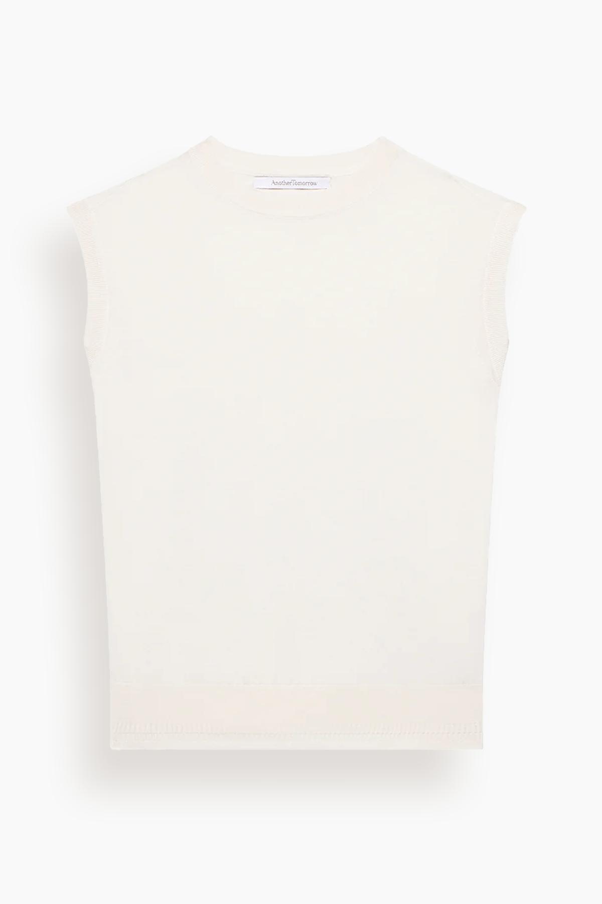 Featherweight Shell in Off White by ANOTHER TOMORROW