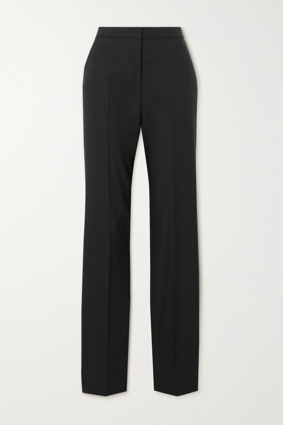 + NET SUSTAIN pleated merino wool straight-leg pants by ANOTHER TOMORROW