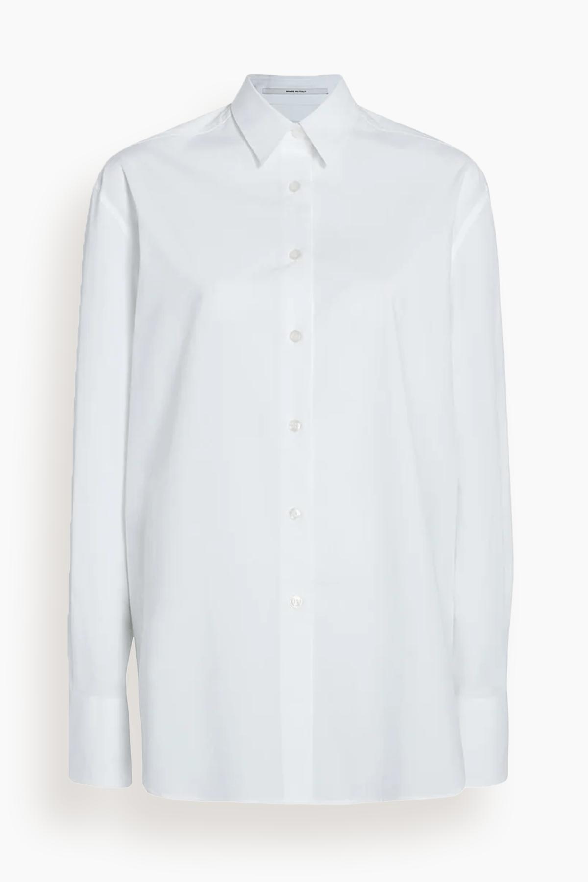 Oversized Mens Shirt in White by ANOTHER TOMORROW