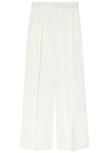 Pleated wide-leg trousers by ANOTHER TOMORROW