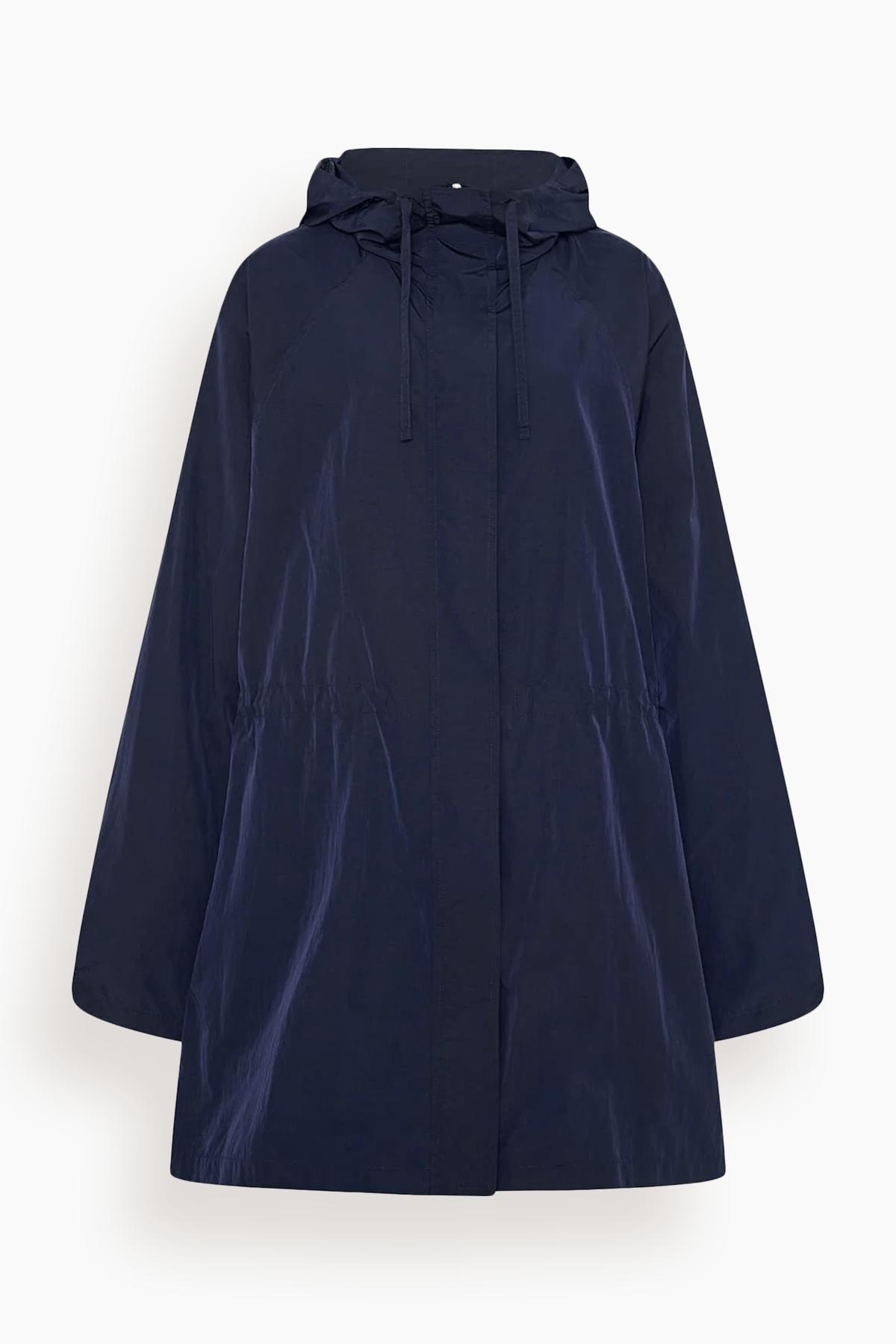 Recycled Nylon Anorak in Navy by ANOTHER TOMORROW