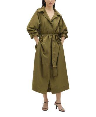 Recycled Nylon Trench by ANOTHER TOMORROW