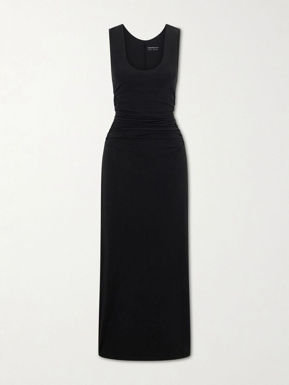 Ruched stretch-jersey maxi dress by ANOTHER TOMORROW