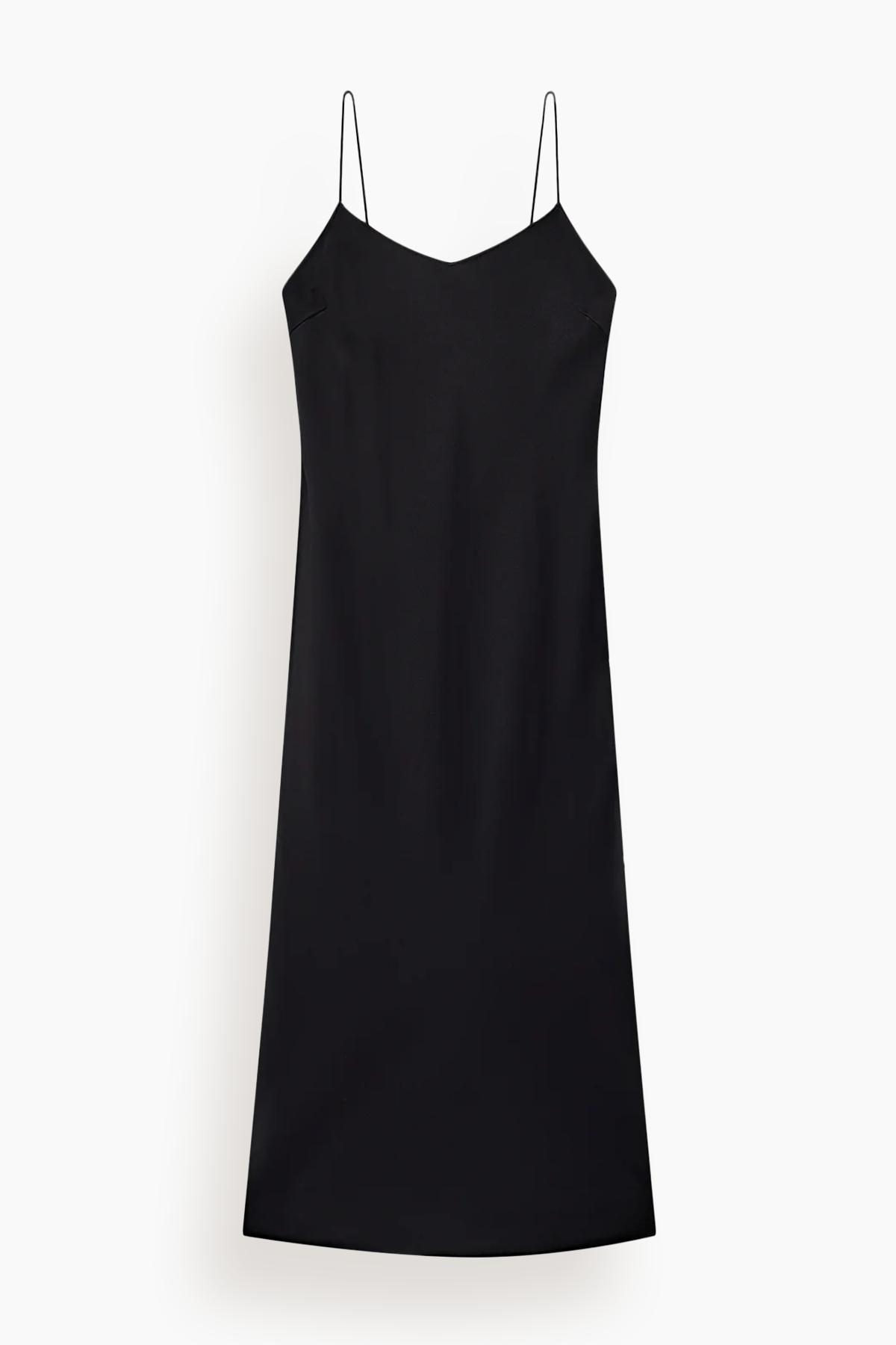 Satin Gown in Black by ANOTHER TOMORROW