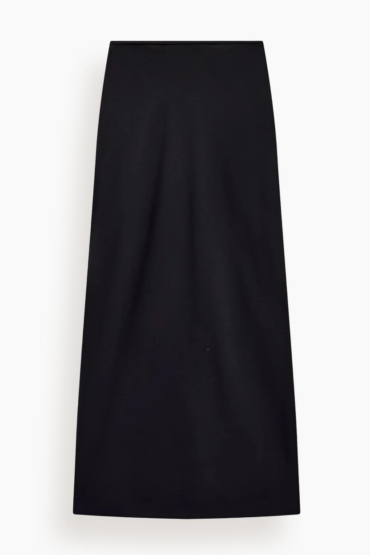 Satin Skirt in Black by ANOTHER TOMORROW