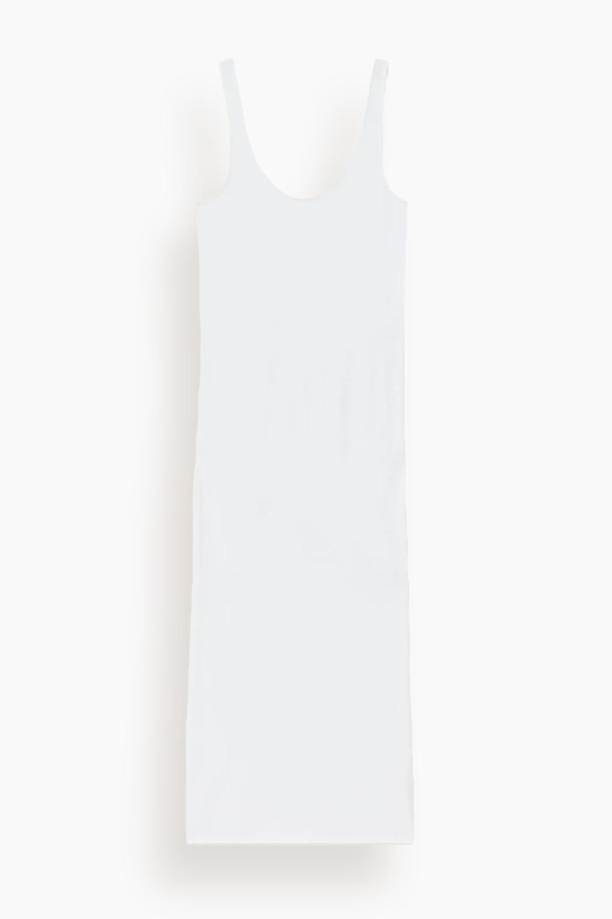 Tank Dress in White by ANOTHER TOMORROW