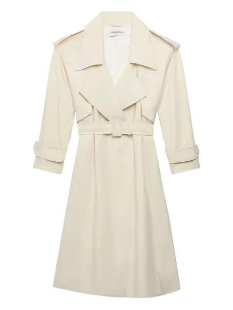 belted trench coat by ANOTHER TOMORROW