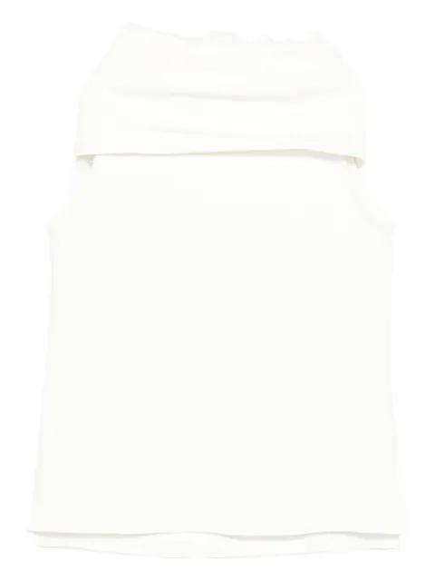 cowl-neck blouse by ANOTHER TOMORROW