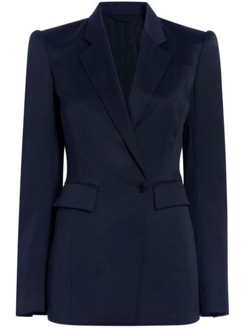double-breasted merino wool blazer by ANOTHER TOMORROW