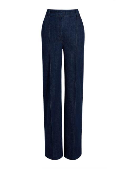 high-rise denim trousers by ANOTHER TOMORROW