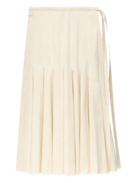 panelled wrap skirt by ANOTHER TOMORROW