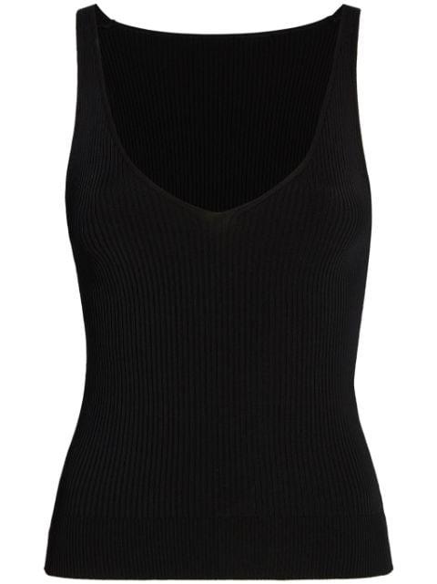 ribbed-knit tank top by ANOTHER TOMORROW