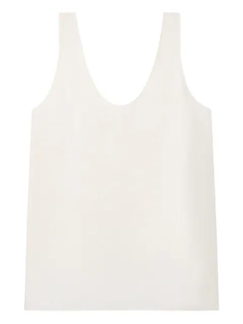 silk tank top by ANOTHER TOMORROW