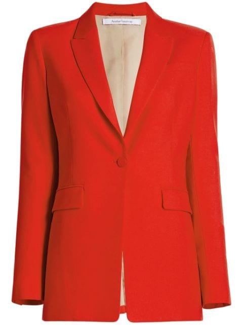 single-breasted merino wool blazer by ANOTHER TOMORROW
