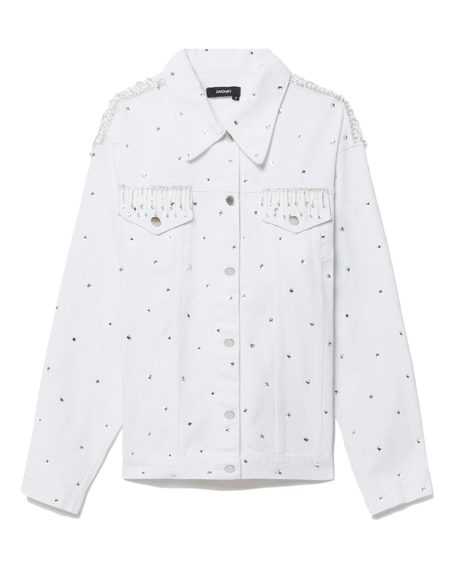 Crystal embellished jacket by ANOUKI