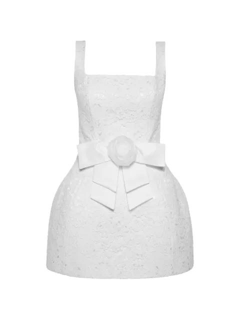 bow-detail mini dress by ANOUKI