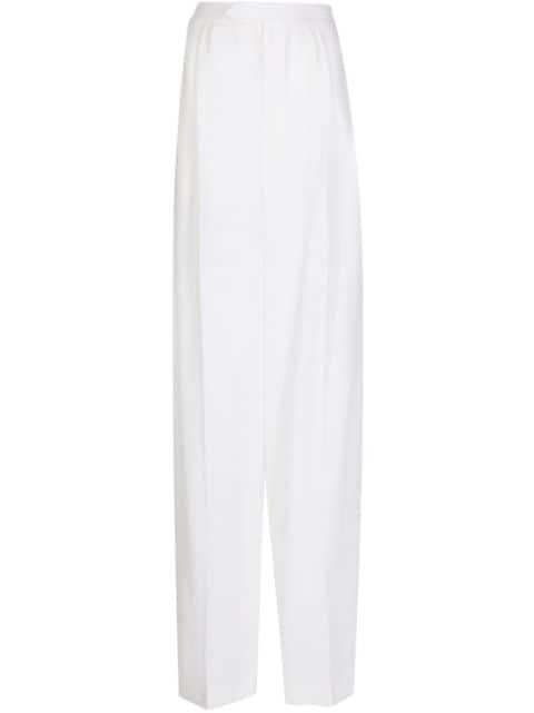 wool wide-leg trousers by ANOUKI