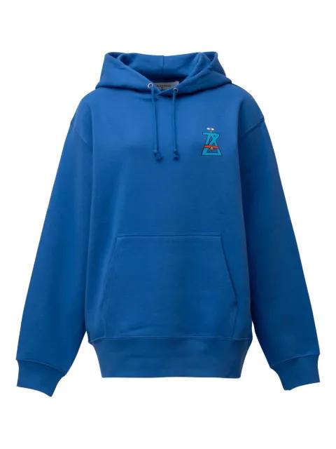 AZ Doraemon logo-print hoodie by ANREALAGE