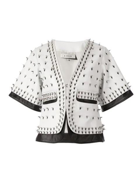 pearl embellished jacket by ANREALAGE