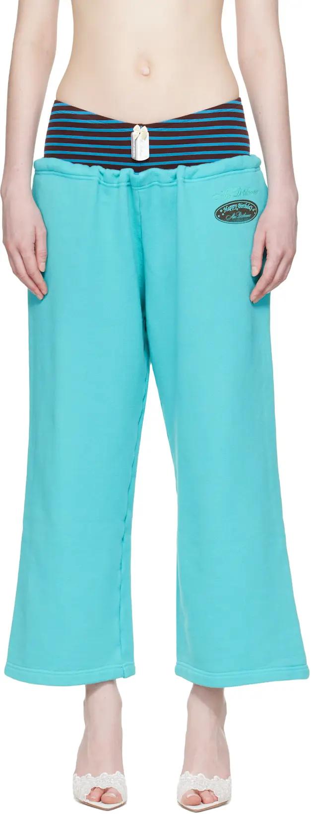 Blue Docking Sweatpants by ANS DOTSLOEVNER