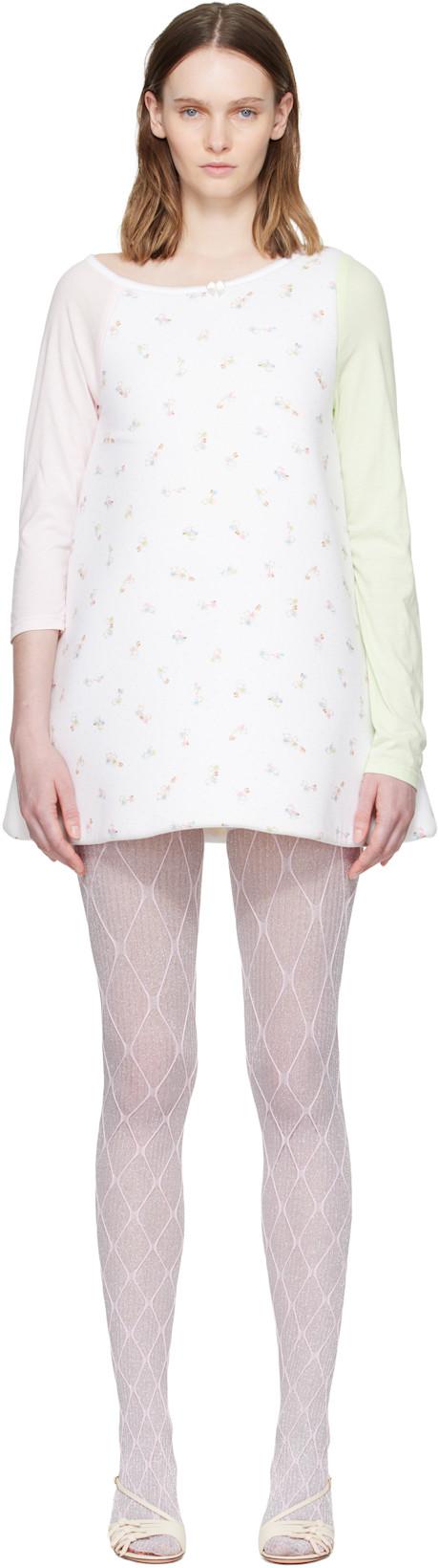 White Formed Minidress by ANS DOTSLOEVNER