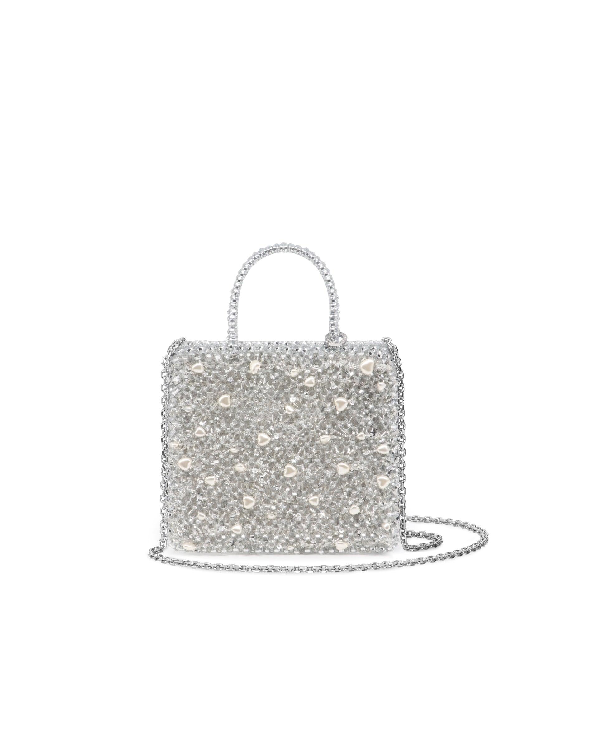 Cuori Perla Glitter Crossbody Wirebag by ANTEPRIMA WIREBAG