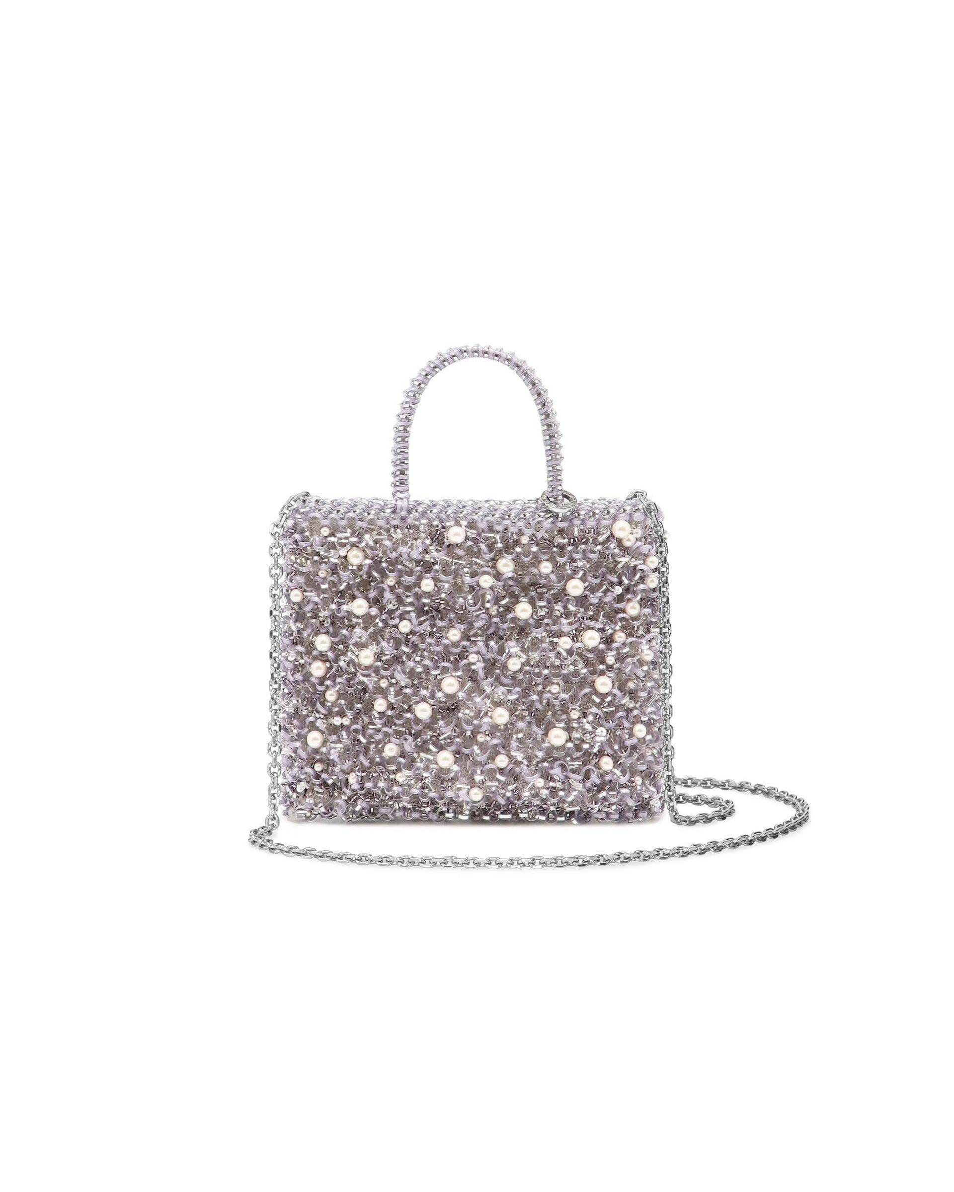 Perla Glitter Standard Miniatura Wirebag by ANTEPRIMA WIREBAG