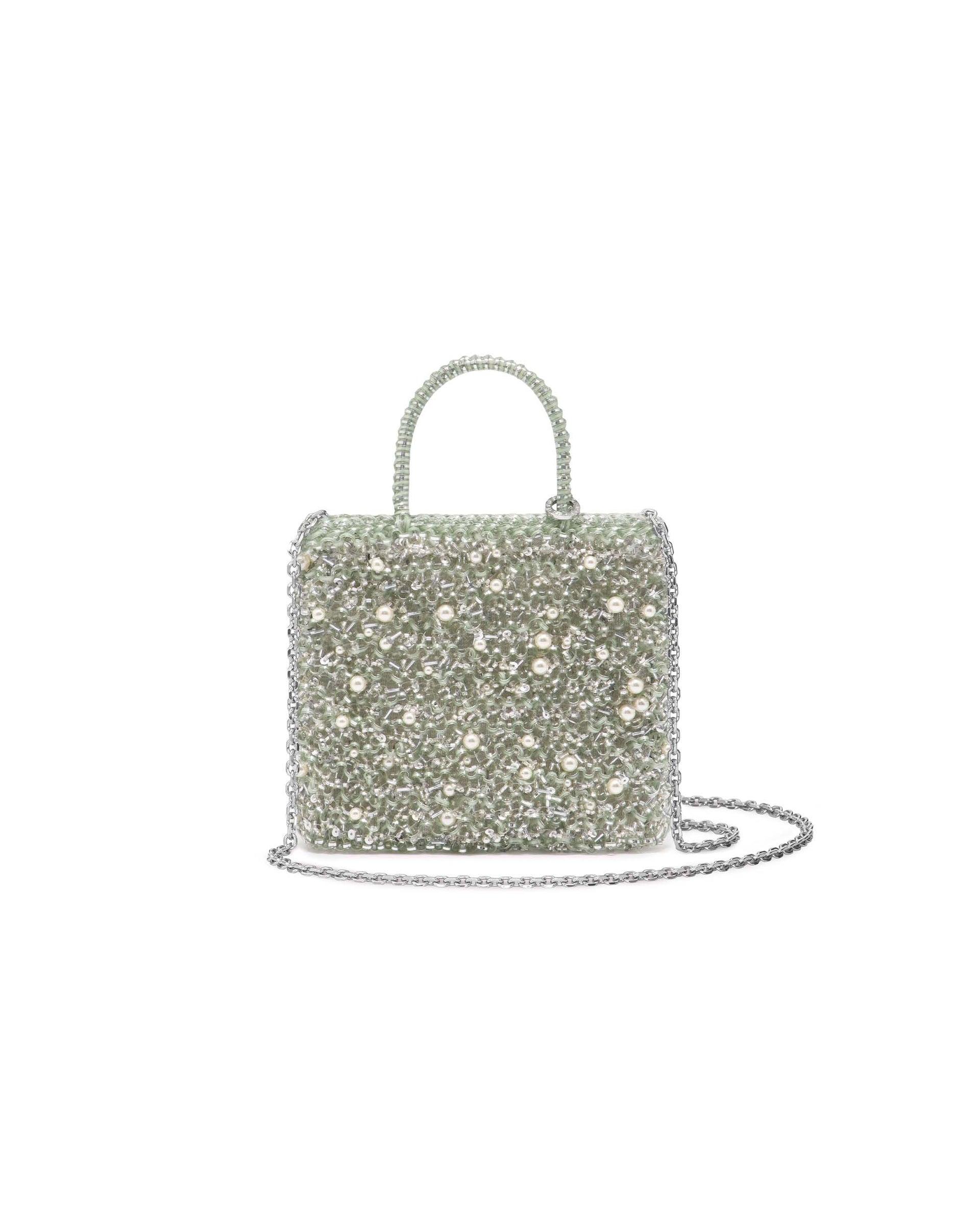 Perla Glitter Standard Miniatura Wirebag by ANTEPRIMA WIREBAG