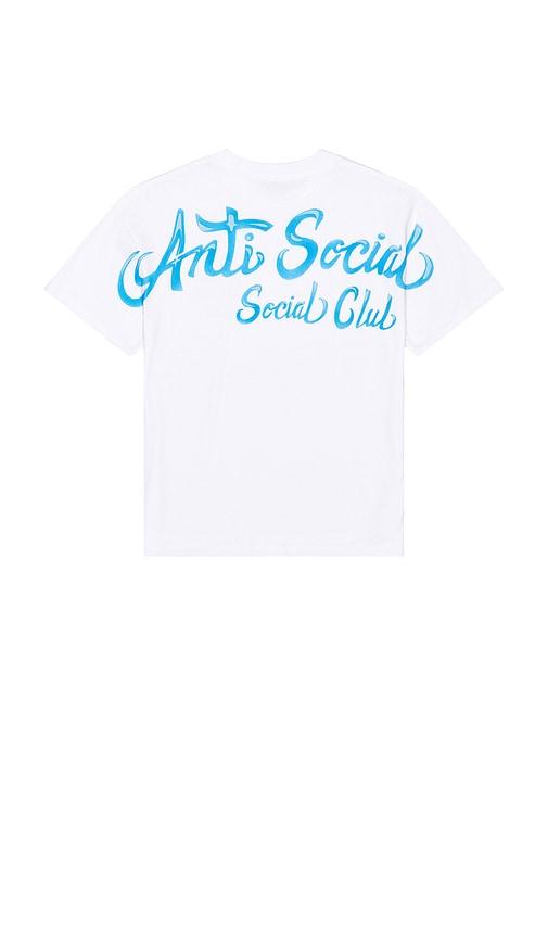 Anti Social Social Club Airbrush Mind Games Tee in White by ANTI SOCIAL SOCIAL CLUB Anti Social Social Club Airbrush Mind Games Tee in White by ANTI SOCIAL SOCIAL CLUB