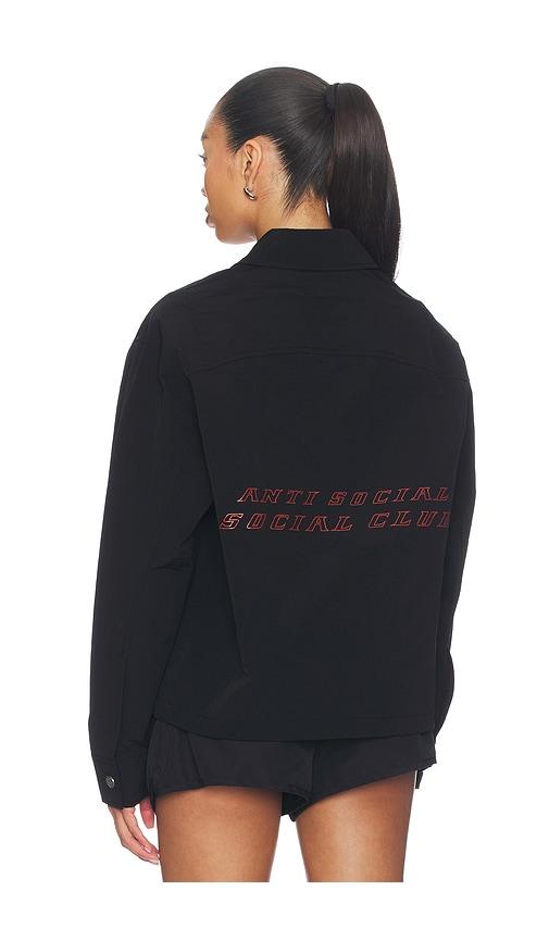 Anti Social Social Club Coaches Jacket in Black by ANTI SOCIAL SOCIAL CLUB