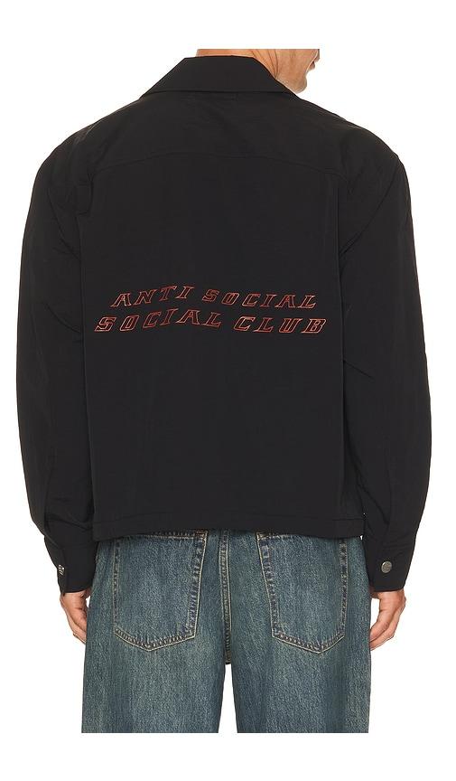 Anti Social Social Club Coaches Jacket in Black by ANTI SOCIAL SOCIAL CLUB