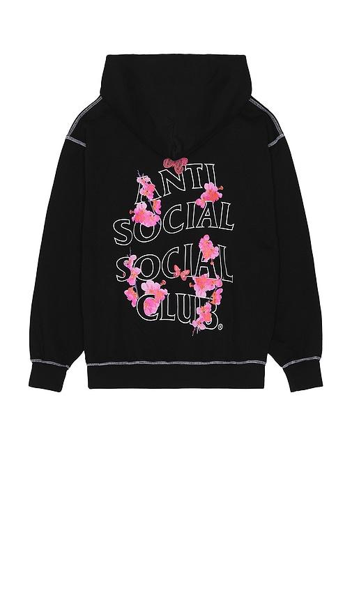 Anti Social Social Club Contrast Stitch Hoodie in Black by ANTI SOCIAL SOCIAL CLUB
