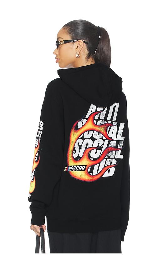 Anti Social Social Club x Nascar Daytona Hoodie in Black by ANTI SOCIAL SOCIAL CLUB
