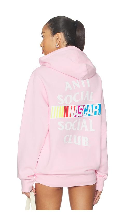 Anti Social Social Club x Nascar Games Hoodie in Pink by ANTI SOCIAL SOCIAL CLUB Anti Social Social Club x Nascar Games Hoodie in Pink by ANTI SOCIAL SOCIAL CLUB
