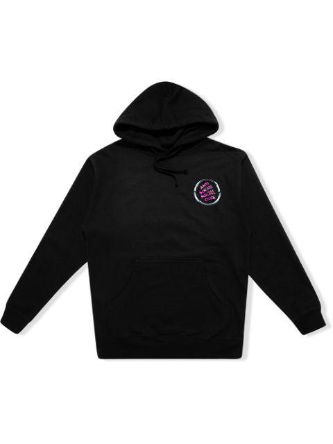 Brake Check logo-print hoodie by ANTI SOCIAL SOCIAL CLUB
