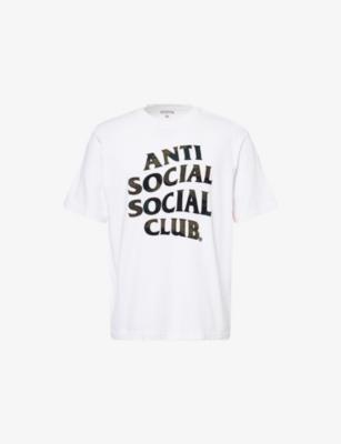 Camo Logo-Appliqué Cotton T-Shirt by ANTI SOCIAL SOCIAL CLUB