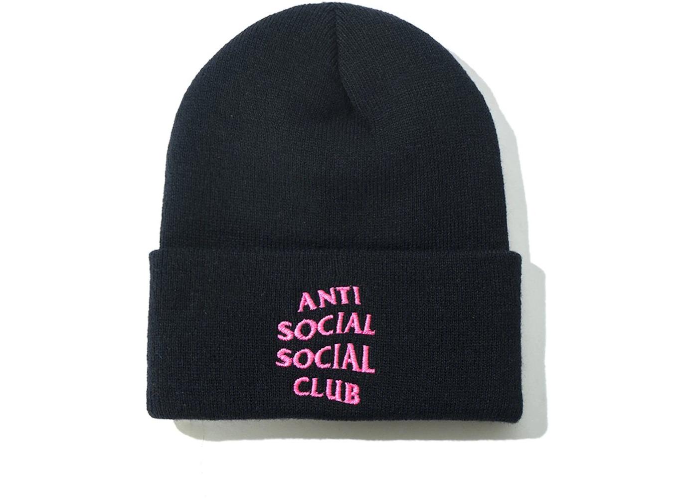 Mr. Bean Knit Cap (FW19) Black by ANTI SOCIAL SOCIAL CLUB