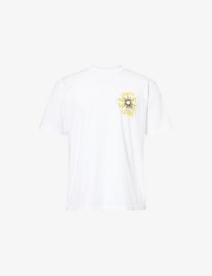 Printed Crewneck Cotton T-Shirt by ANTI SOCIAL SOCIAL CLUB