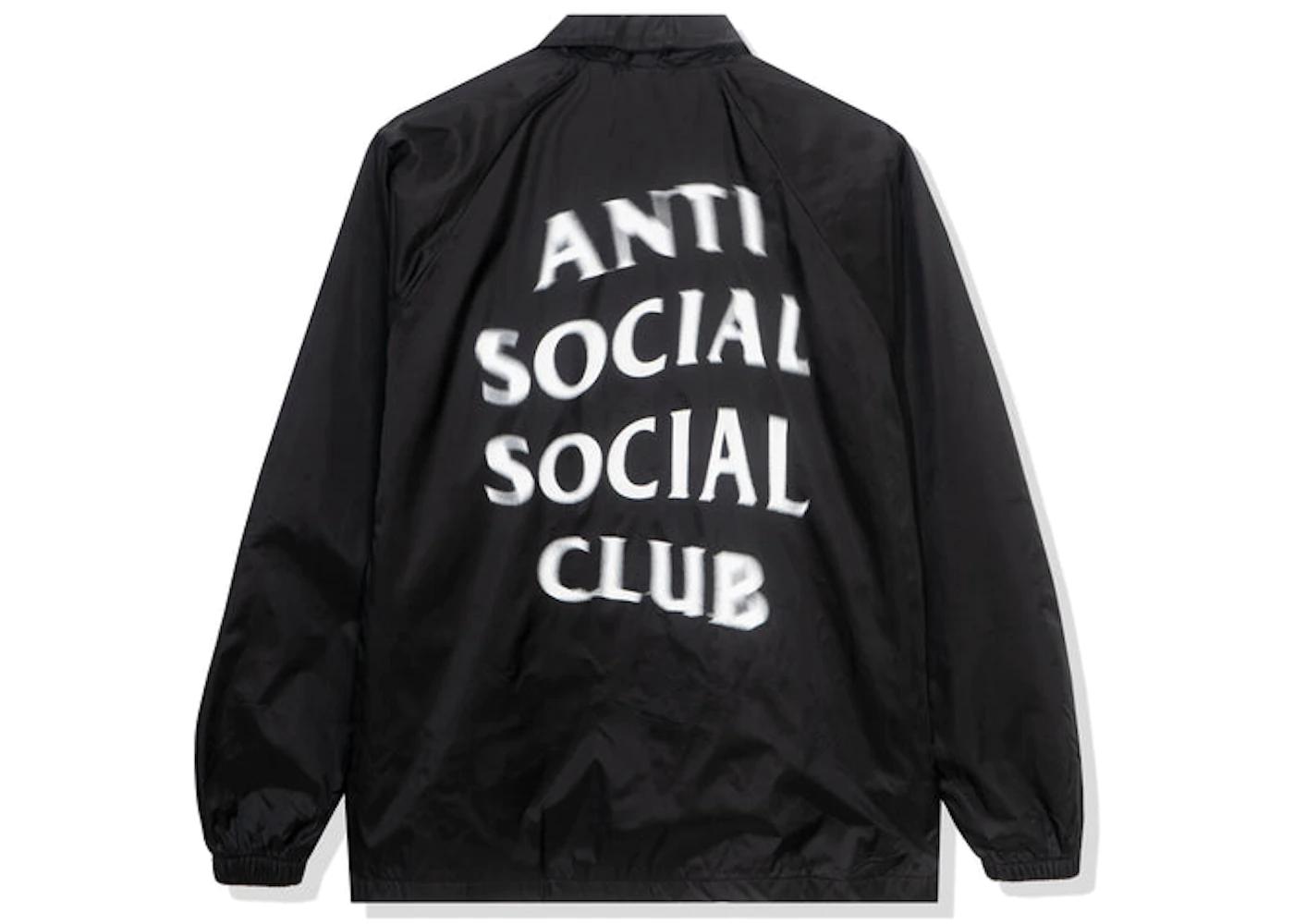Spiraled Coach Jacket Black by ANTI SOCIAL SOCIAL CLUB