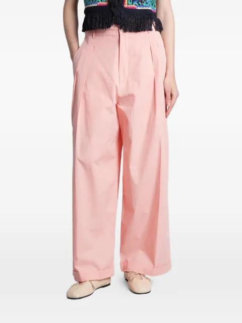 Taylora pleated wide-leg trousers by ANTIK BATIK
