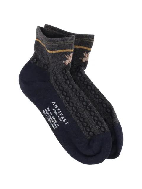 knitted patterned sock by ANTIPAST