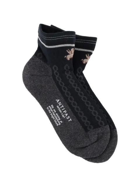 knitted patterned socks by ANTIPAST