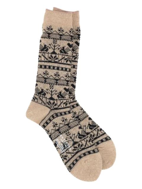 patterned socks by ANTIPAST