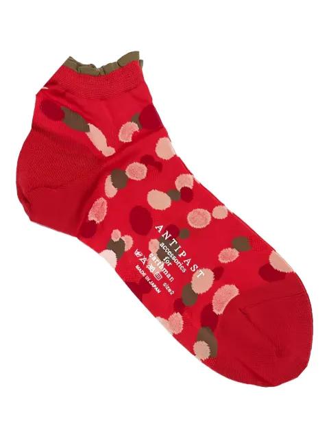polka-dot short socks by ANTIPAST
