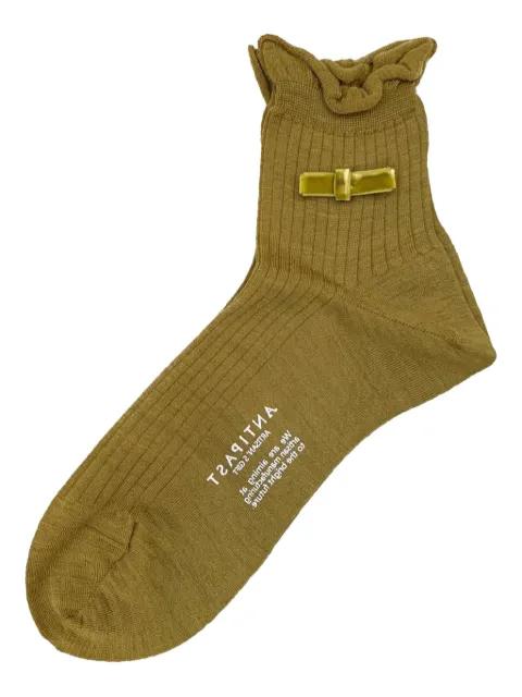 ruffled bow-detail socks by ANTIPAST